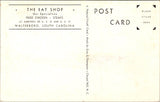 SC, Walterboro - The Eat Shop Restaurant postcard - 2k0569