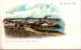 MO, St Louis - Eads Mississippi River - S G Adams Stationer postcard - 2k0579