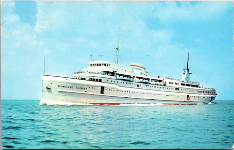 Ship Postcard - MILWAUKEE CLIPPER, S S - Luxury Liner postcard - 2k0733