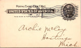 IL, CHICAGO - Lyon & Healy - to Archie McCoy - Postal Card - 2k0741
