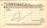 IL, CHICAGO - Lyon & Healy - to Archie McCoy - Postal Card - 2k0741