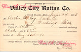 MI, GRAND RAPIDS - Valley City Rattan Co - Wm Anderson Trustee - Postal Card - 2