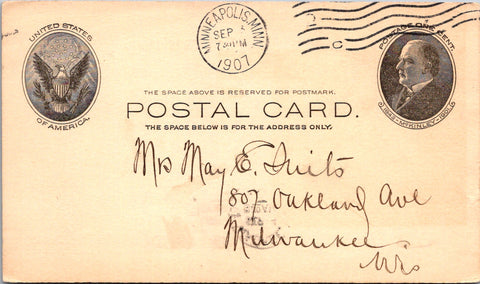 MN, Minneapolis - AMERICAN PHILATELIC ASSOC - $1.20 year dues - Postal Card - 2k0980