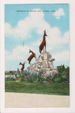 Foreign postcard - HAVANA, Cuba - ENTRANCE TO ZOO with deer- 2k1229