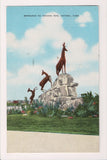 Foreign postcard - Havana, Cuba - ENTRANCE TO ZOO with deer- 2k1229