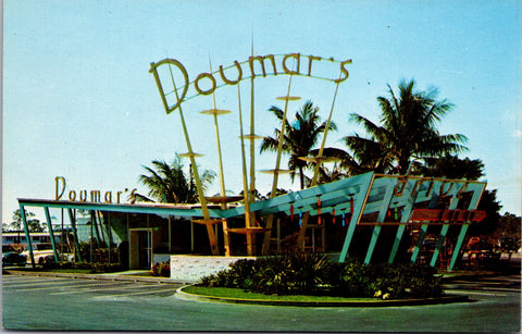 FL, FORT LAUDERDALE - DOUMAR'S - Dexter Press postcard - 2k1413