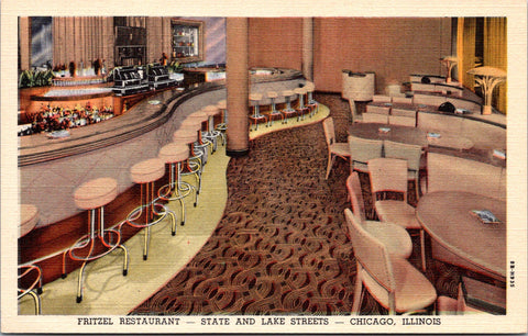 IL, Chicago - FRITZEL restaurant - State and Lake Streets - 2k1421
