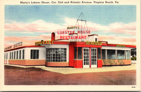 VA, Virginia Beach - MARTYS LOBSTER HOUSE restaurant - 2k1433
