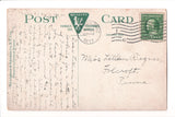 OH, AKRON - In the Glen - rope pulling ferry - @1911 postcard - 400088
