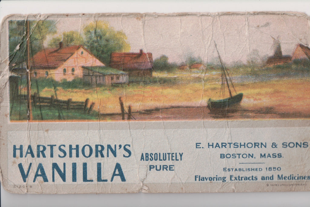 MA, BOSTON - E Hartshorn VANILLA advertising - 500377