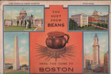 MA, Boston - Souvenir Folder - Curt Teich @1937 - 500380