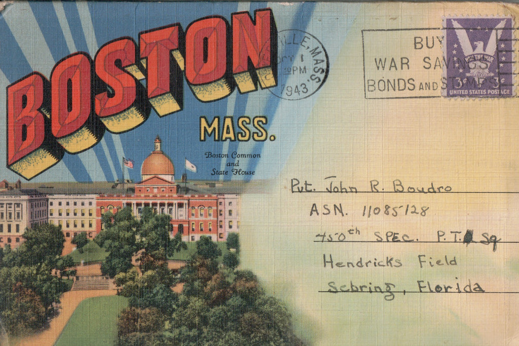 MA, BOSTON - Souvenir Folder - Curt Teich @1937 - 500380