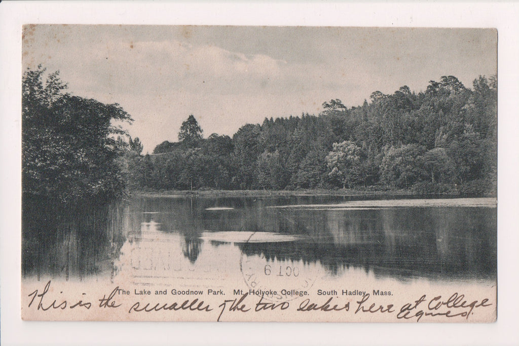 MA, South Hadley - Goodnow Park, Lake at Holyoke - 500493