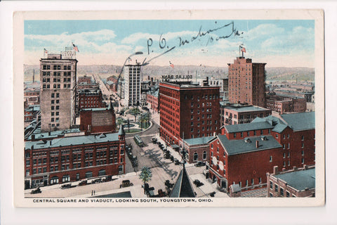 OH, Youngstown - CENTRAL SQUARE, VIADUCT, DOLLAR BANK etc - 500652