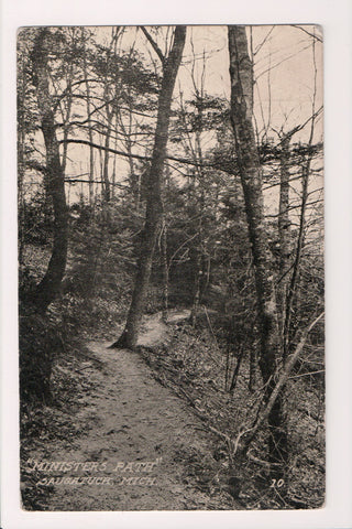 MI, SAUGATUCK - Ministers Path - Reed-Tandler Co - 1909 postcard - 505154