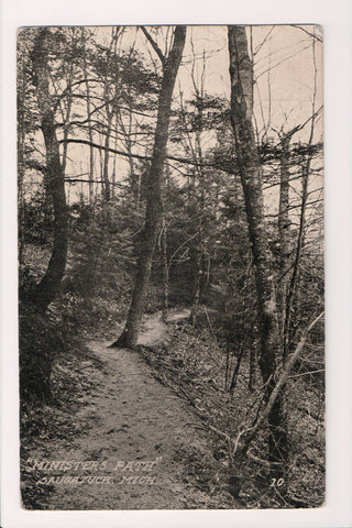 MI, Saugatuck - Ministers Path - Reed-Tandler Co - 1909 postcard - 505154