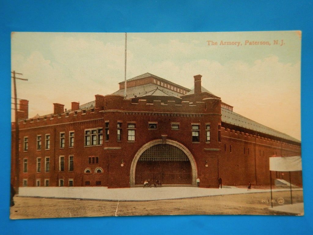 NJ, Paterson - Armory postcard - A07020