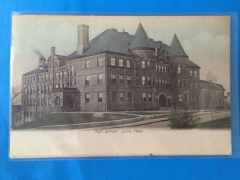 MA, Lynn, MA - High School - S Langsdorf and Co postcard - H15012