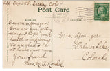 CO, GREELEY - Rustic Fountain postcard - SL2437