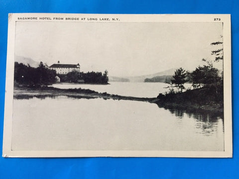 NY, LONG LAKE - Sagamore Hotel - Santway Photo-Craft Co - H15036