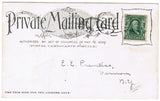 IA, Davenport - Government Bridge across Mississippi - E M White card - D04052