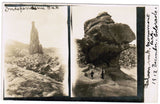 CO, Monument Park - Independence & Balance Rocks Dec 1912 - RPPC - D06171