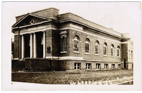 IA, WATERLOO - Westminster Presbyterian Church - RPPC postcard - R00303