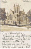 PA, Lehighton - Reformed Church, steeple with 4 peaks RPPC - EP0070