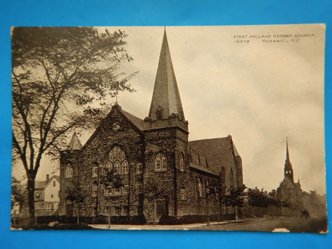 NJ, PASSAIC - First Holland Reform Church (original SOLD) - A07007