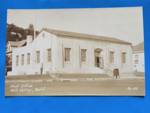 CA, MILL VALLEY - Post Office PO, mailbox - Zan RPPC - F11039