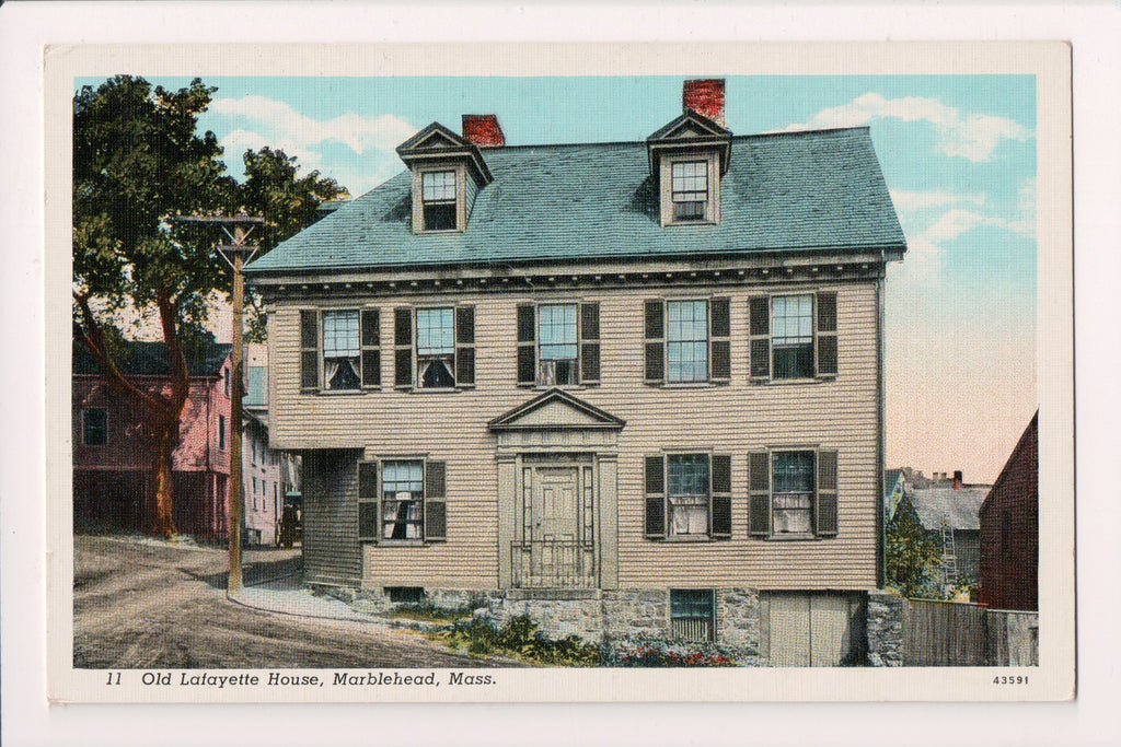 MA, Marblehead - Old Lafayette House closeup - 800181