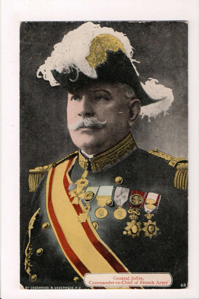 Military Man - General Joffre of French Army postcard - 800629