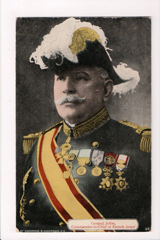 Misc - Military Man - General Joffre of French Army postcard - 800629