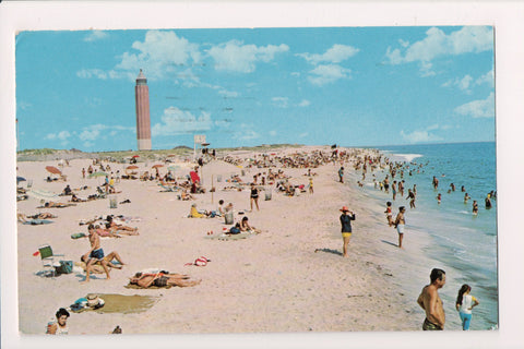 NY, Fire Island - Water Tower, beach - 1970 card - 800649