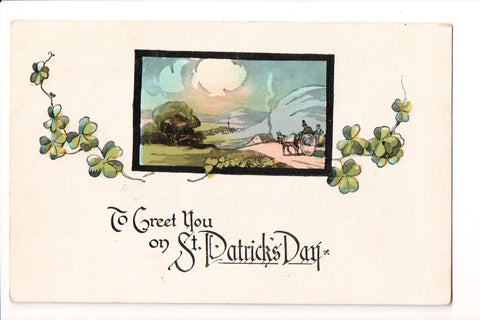 St Patrick - St Patricks Day - To Greet You postcard - 800956
