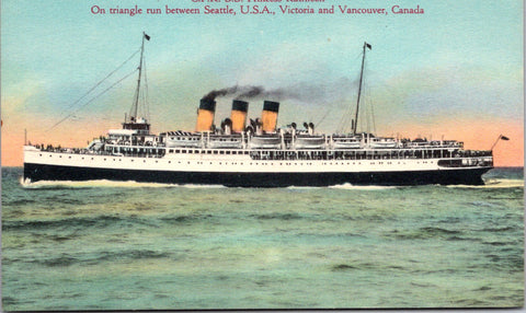 Ship Postcard - PRINCESS KATHLEEN, SS - CPR postcard - 801098