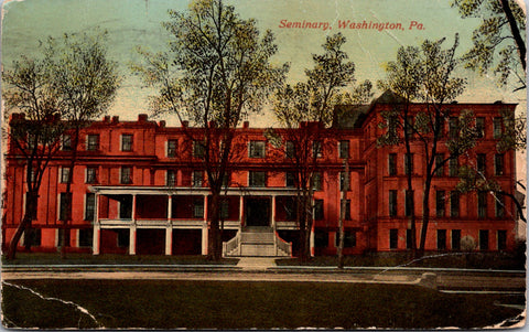 PA, Washington - Seminary - 1913 postcard - A06194