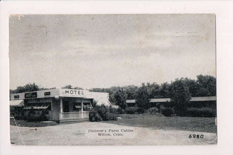 CT, WILTON - Disbrows Farm Cabins (Motel), @1940 (original SOLD) A06515