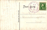 VT, BURLINGTON - Golf Club bldg, man, horse - 1912 postcard - A06519
