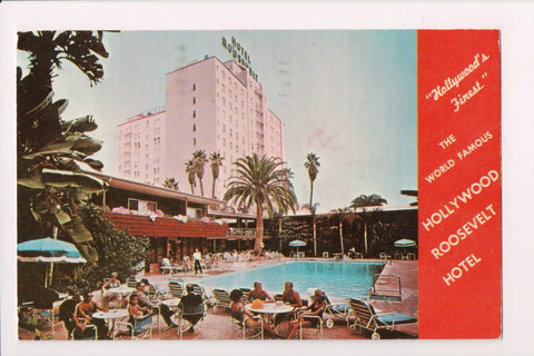 CA, Hollywood -  Hollywood Roosevelt Hotel postcard - A06898