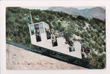 CA, MT LOWE - Incline car with people - @1915 postcard - A06910
