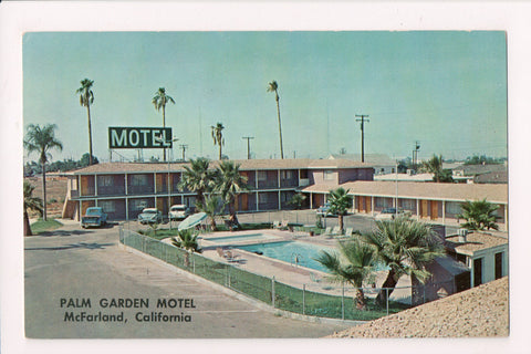 CA, McFARLAND - Palm Garden Motel - postcard - A06911