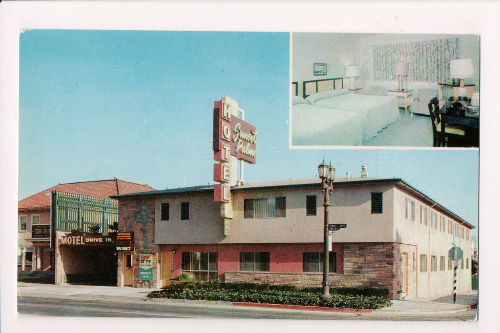 CA, Hollywood -  Sunset Palms Hotel postcard - A06920