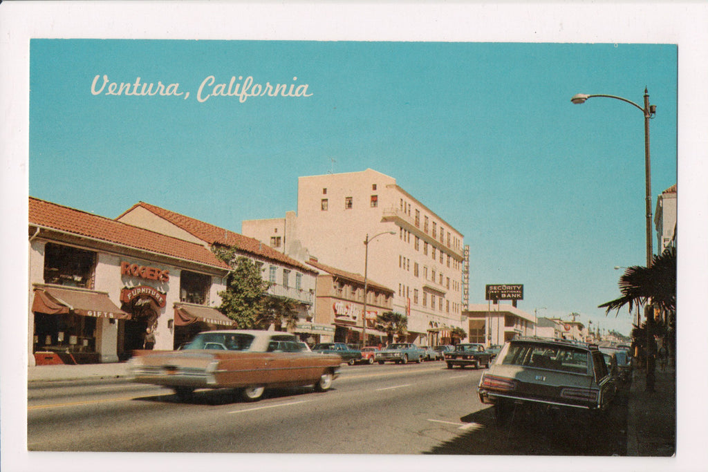 CA, VENTURA - Rogers Furniture - Security Bank, Hotel Ventura (original SOLD) A06930
