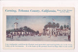 CA, CORNING - Advertisement for town postcard - A06931