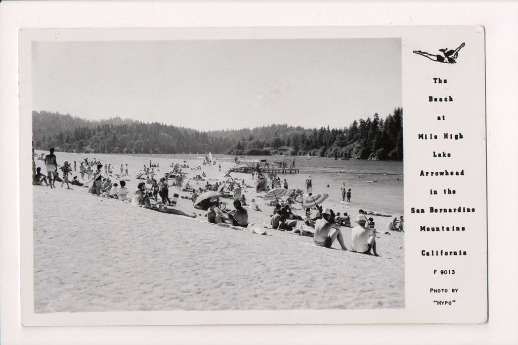 CA, LAKE ARROWHEAD - Mile High Beach - HYPO (original SOLD) A06932