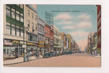 NJ, PATERSON - Main St - signs:  Victor, Grays, Larkeys etc postcard - A06933