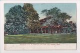 OH, Dayton - J H PATTERSON residence, Far Hills - vintage postcard - A07125