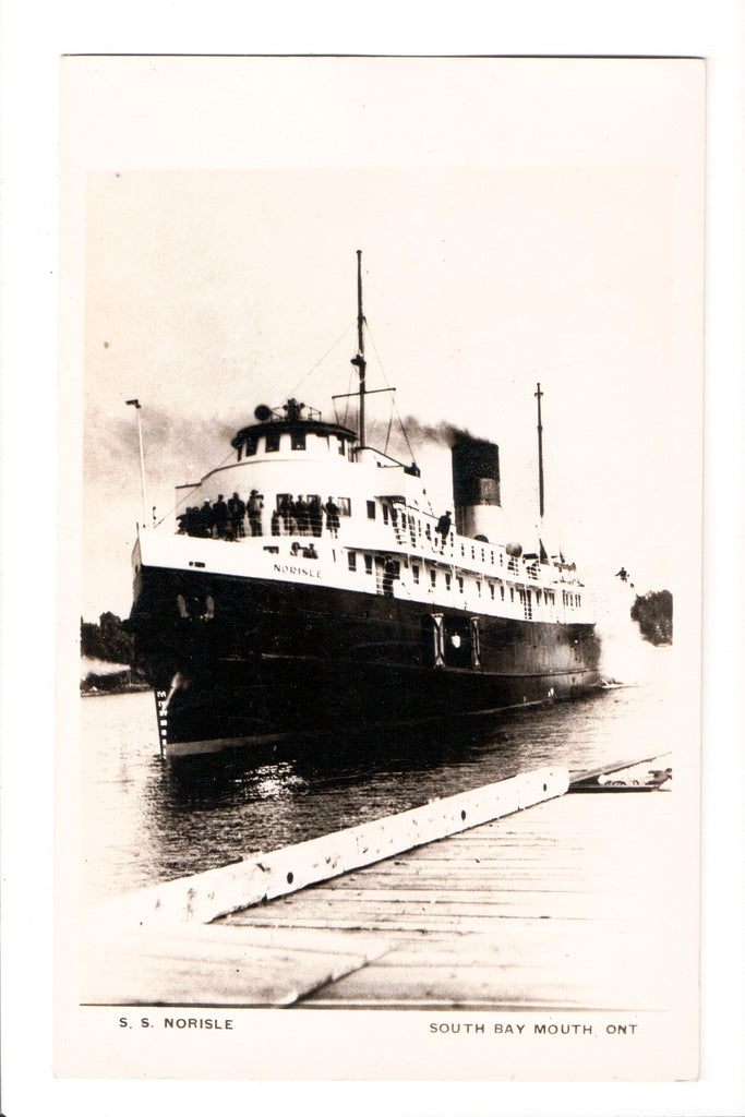 Ship Postcard - NORISLE - South Bay Mouth, ON - RPPC - A07346