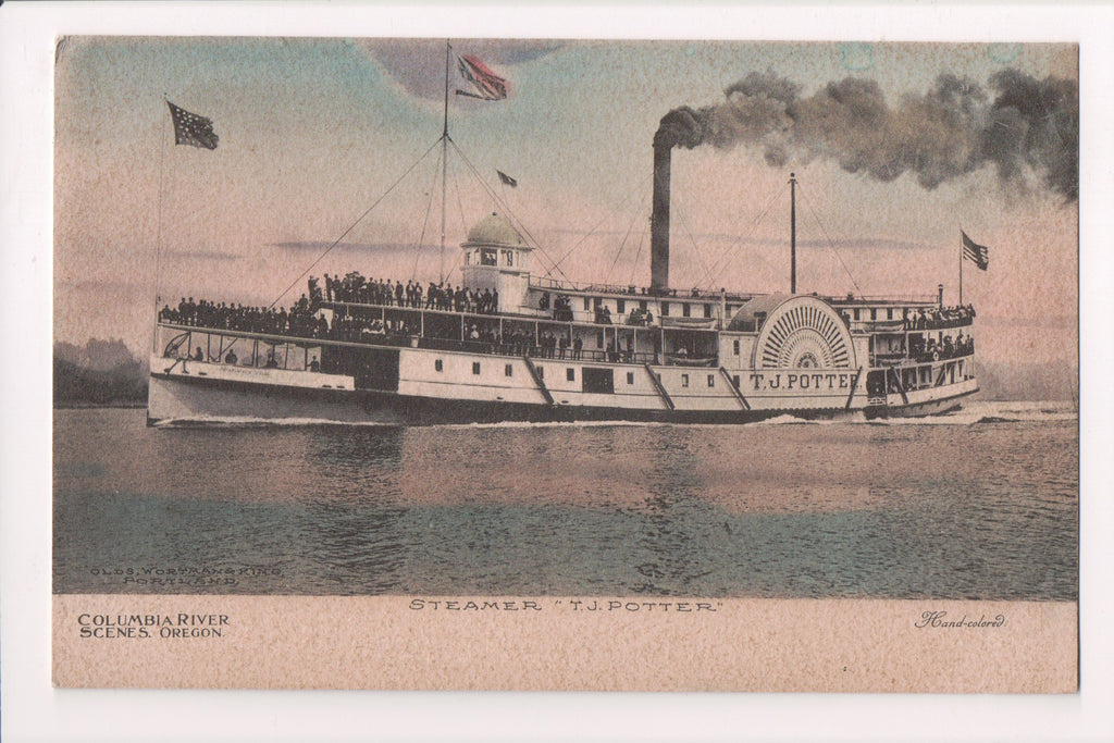 Ship Postcard - T J POTTER - Steamer - A12096